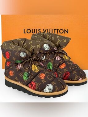 BRAND NEW Louis Vuitton x Fornasetti Limited Edition Monogram RARE Ankle Boots